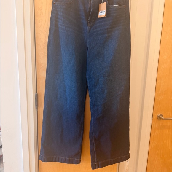 Bex Super Stretch High Rise Wide Leg Jeans NWT 33 - Picture 4 of 5